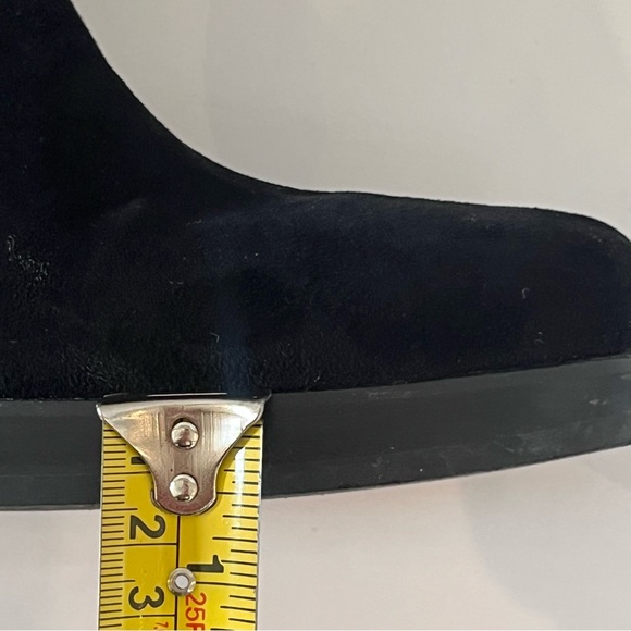 Jeffrey Campbell Claudio Block Heel Sock Boot – Faux Suede Black Women’s Size 9 - Picture 14 of 14